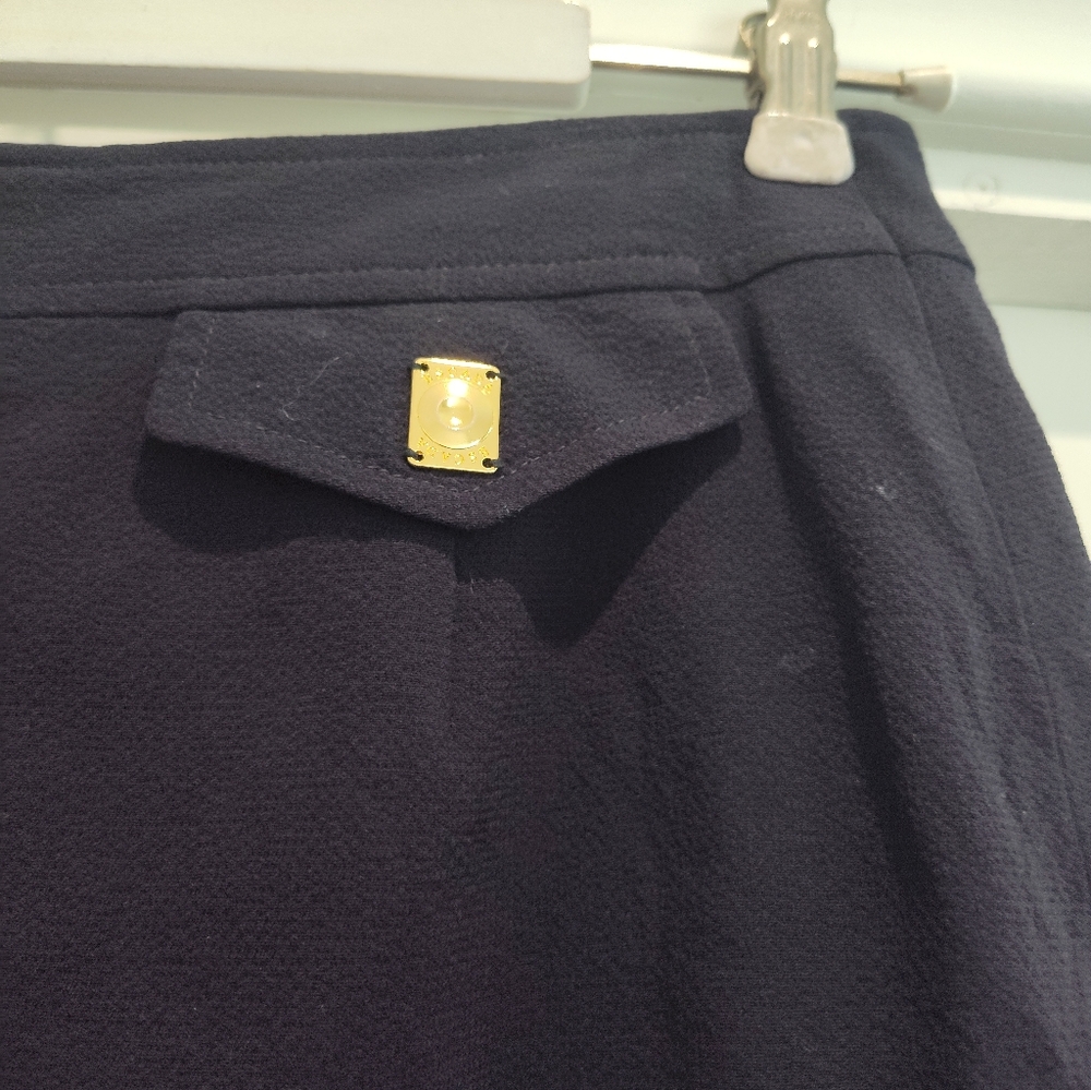 VTG ESCADA SKIRT Gold Hardware